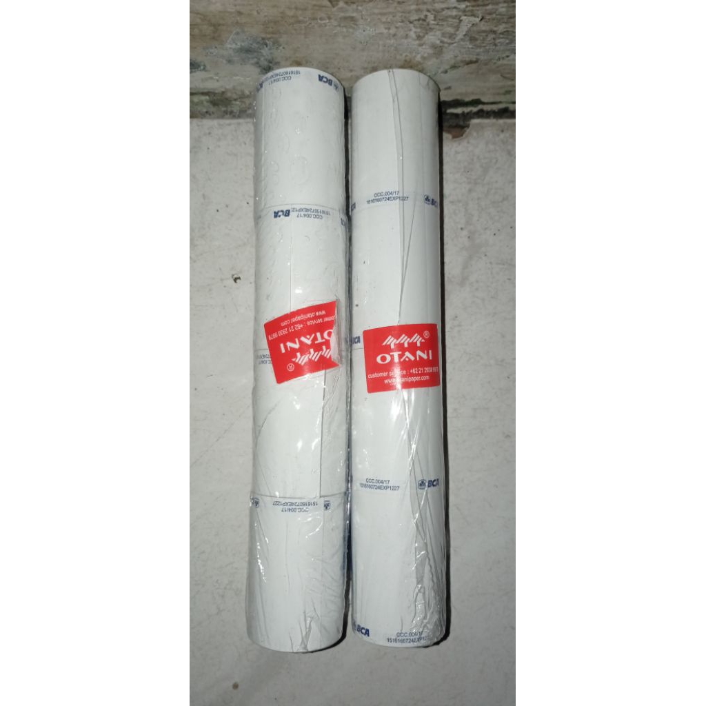 

kertas thermal struk kasir ( merek BCA) kualitas bagus dan Terpercaya