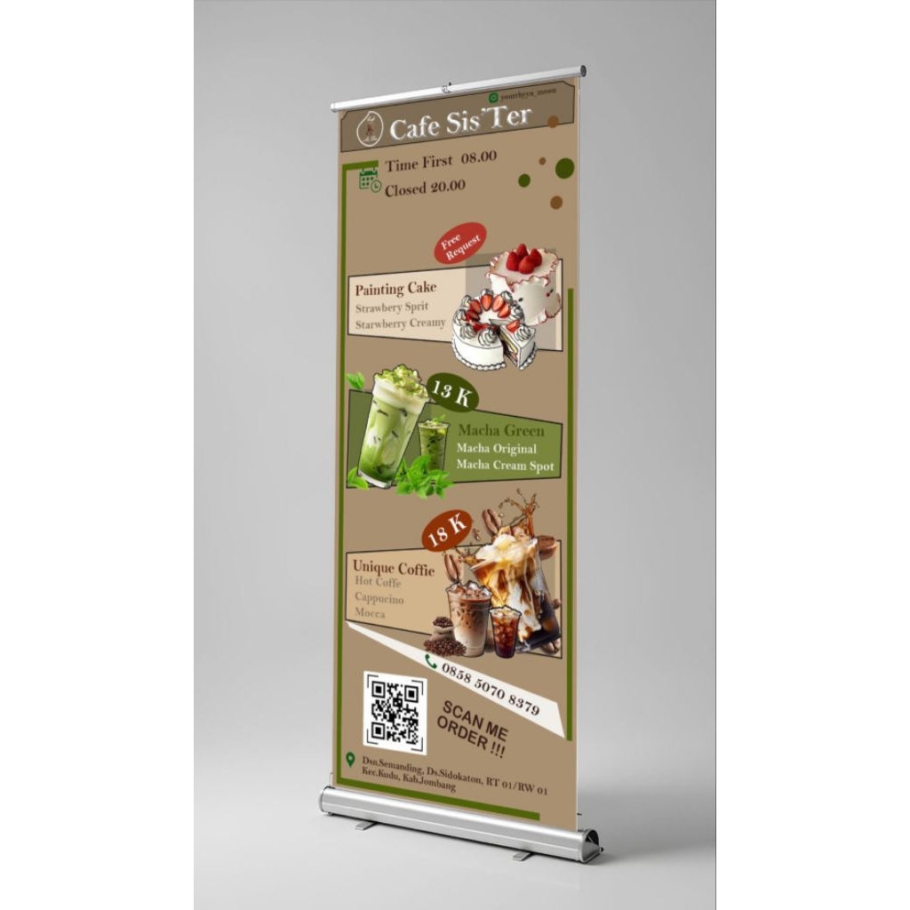 Desain X-Banner & Flyer