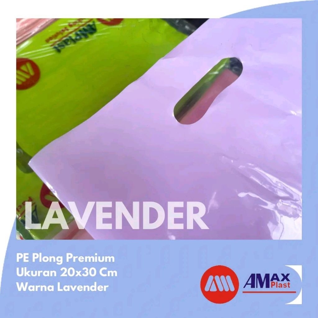 

AM.plast Plastik PE Plong Premium Lavender 20x30 cm Tebal 0.5 Micron isi 100 Lembar