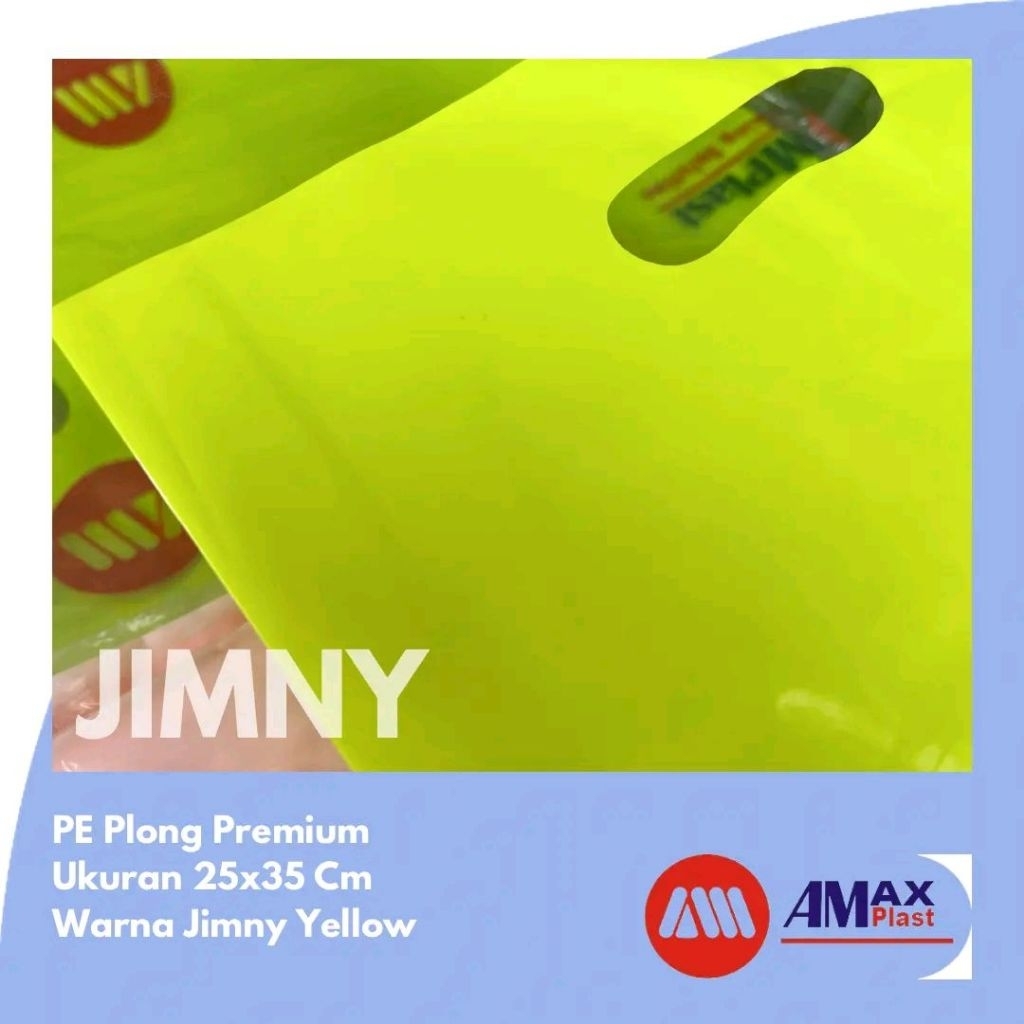 

AM.plast Plastik PE plong Premium Jimny Yellow 25×35 Cm isi 100 Lembar/Pack Tebal 0.5 Micron Untuk Online Shop Marketplace