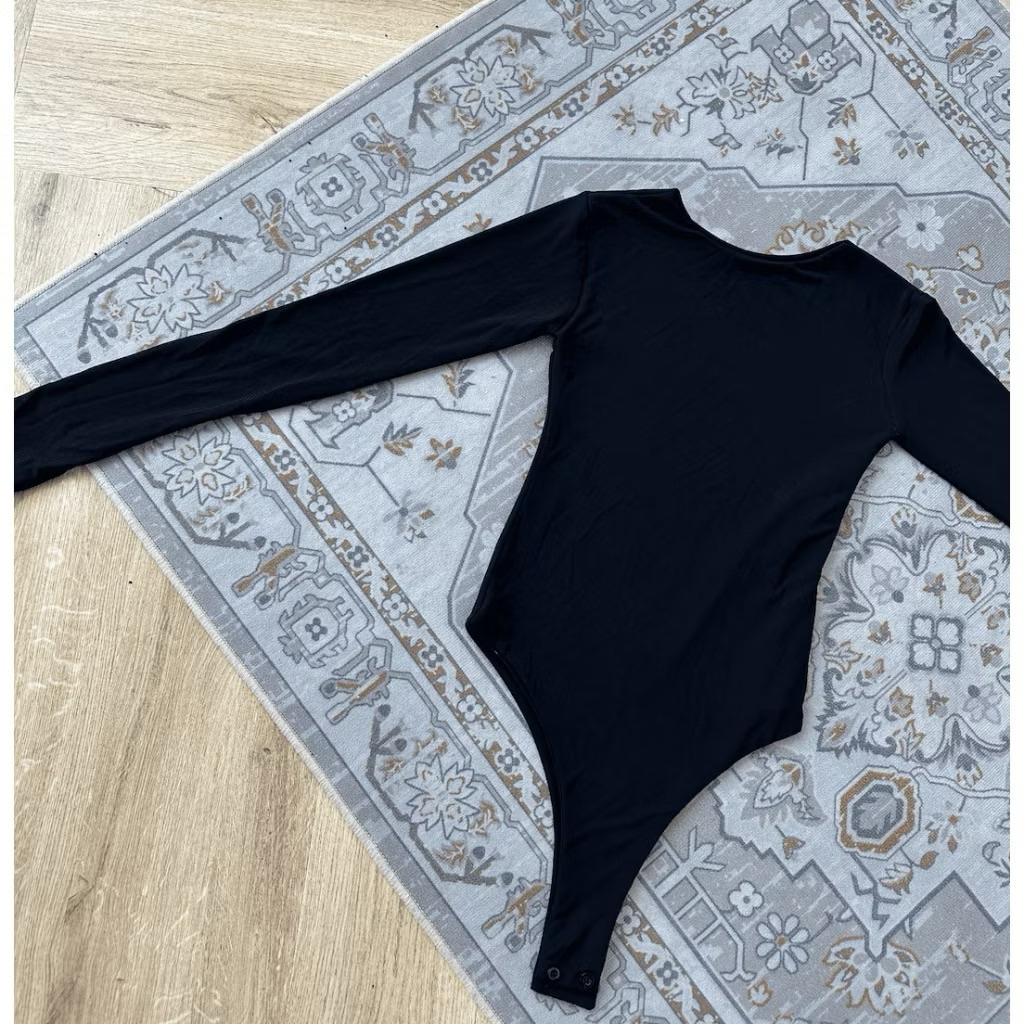 Ashley Bodysuit Wanita I Atasan Wanita | Bodysuit Basic Lengan Panjang