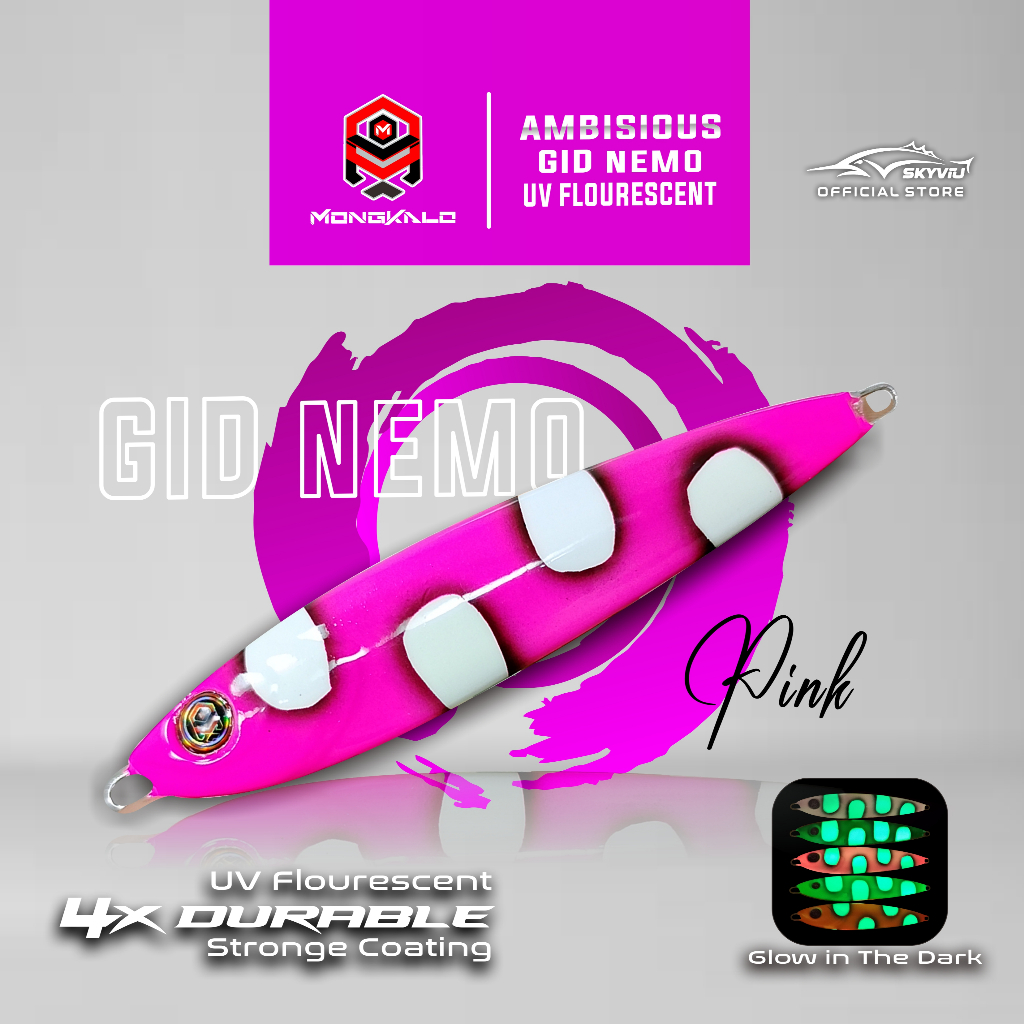 Mongkalo Ambisious noFoil Full-GID Nemo Fluorescent 80 Pink