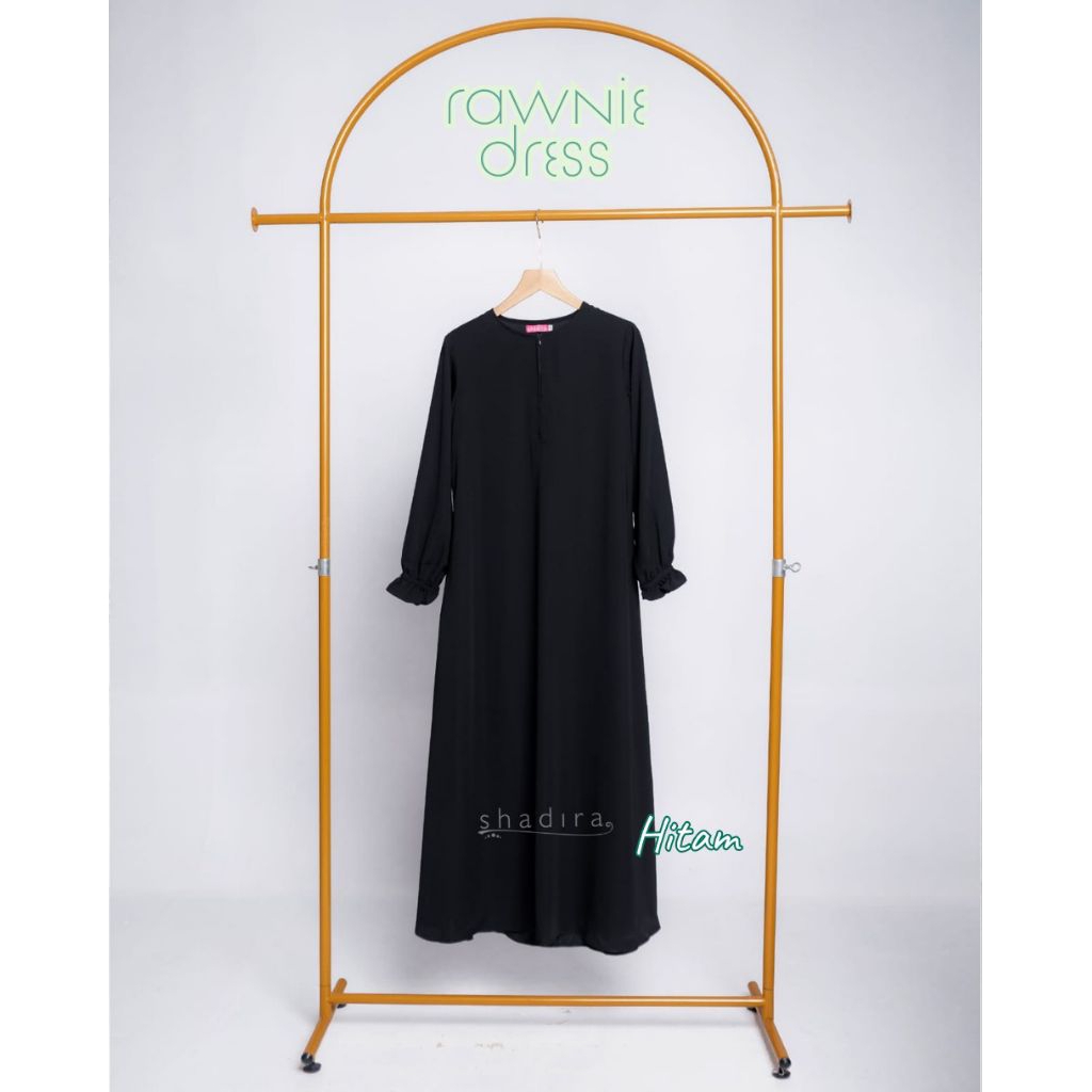 Rawnie Dress/ Gamis Polos / Gamis Wolfis / Gamis Wolfis Premium/