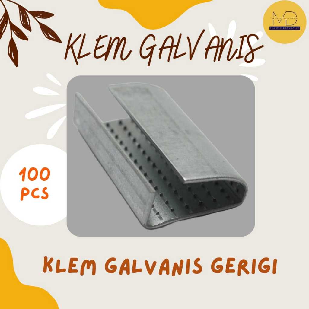 

Lem Gaani 100 Pc Lem Paing Pet Gerigi Metal Clip Trapping Band Pet