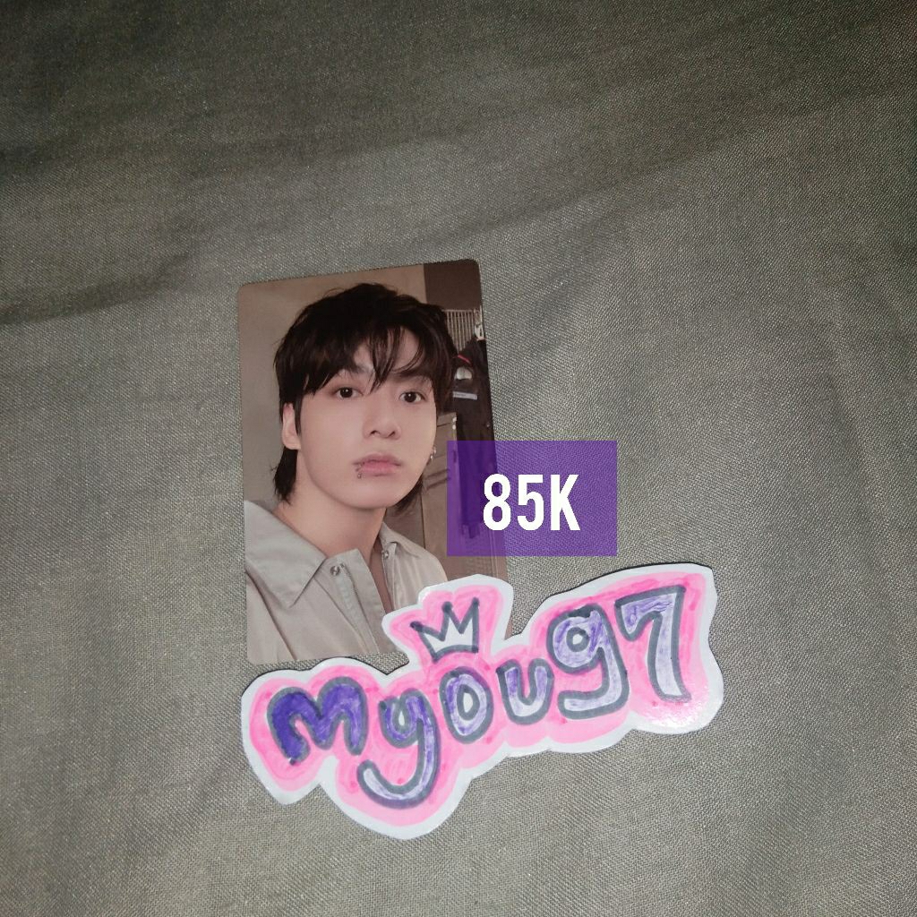 PHOTOCARD JUNGKOOK ALBUM GOLDEN SOLID SHINE SUBSTANCE/PC JUNGKOOK BTS/PC JK GOLDEN BAJU ABU