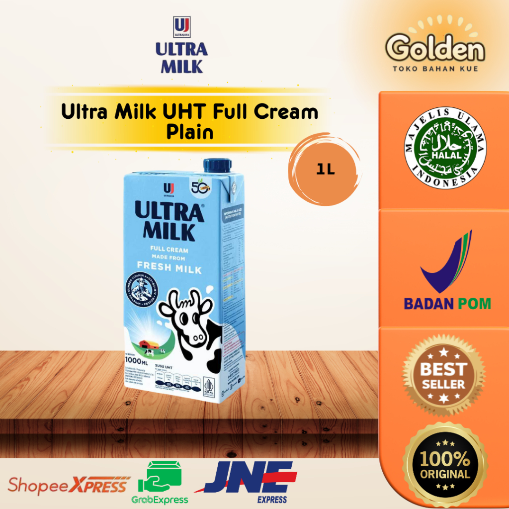 

Ultra Milk UHT Full Cream Plain 1L