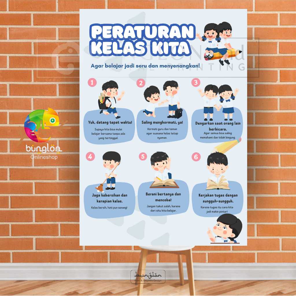

Poster Peraturan Kelas Kita