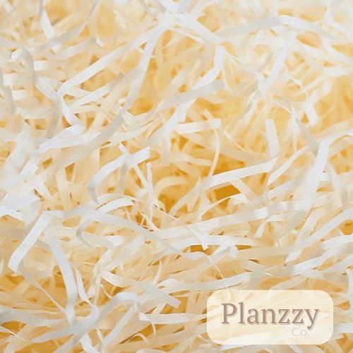 

Planzzy Shredded Paper Kertas Serut Warna Krem untuk hampers Kado Giftbox