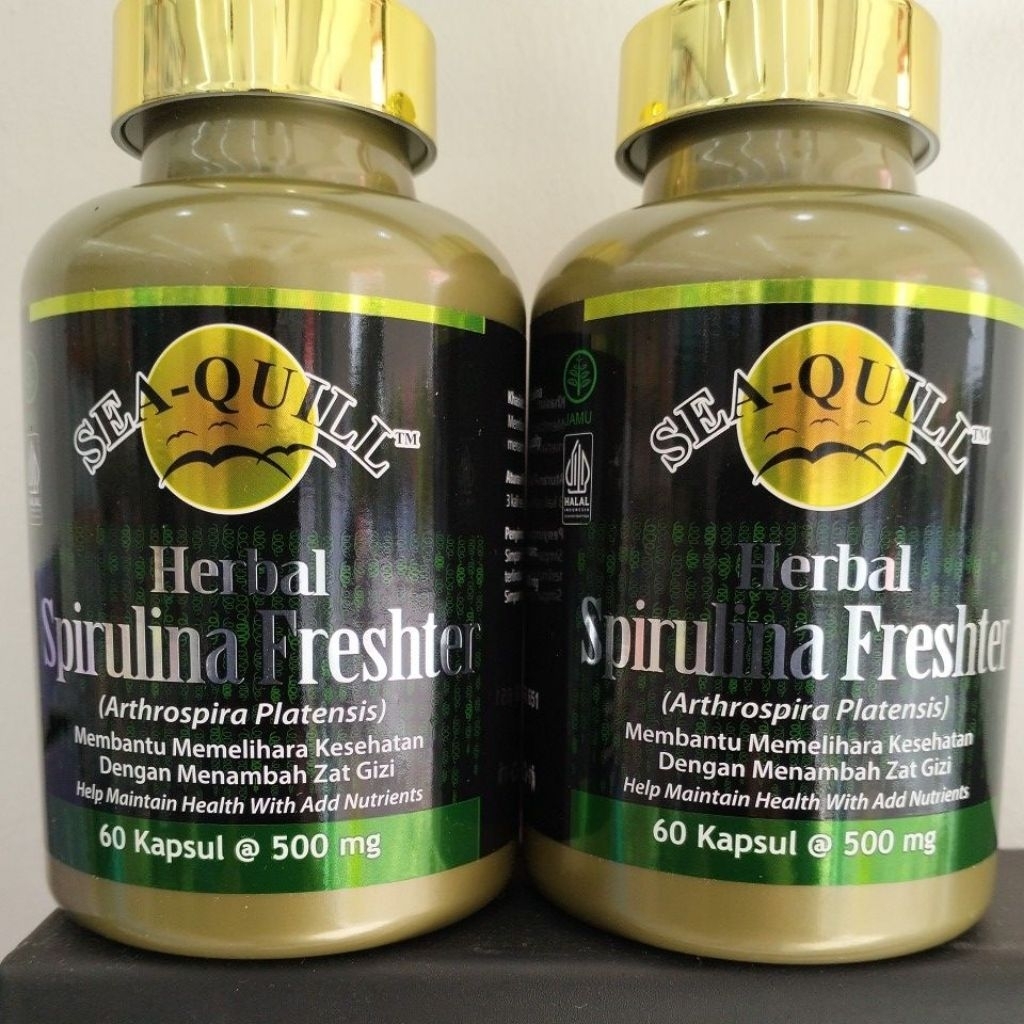 SEA Quill Spirulina isi 60 kapsul