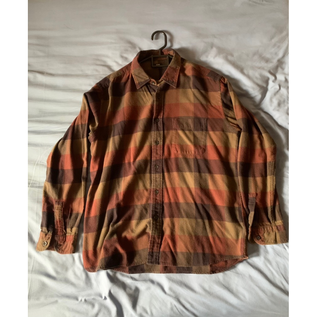 Uniqlo Flannel Coklat
