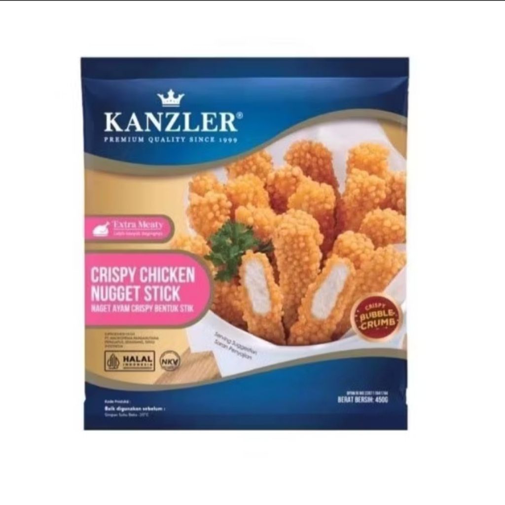 

Nugget kanzler crispy stik 450 gr