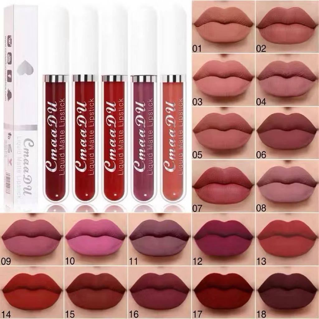 ✨beautee✨ ORIGINAL CMAADU Liquid Matte Lipstick Lipstik Cmaadu Liptint Lipcream Lip Balm Lip Gloss