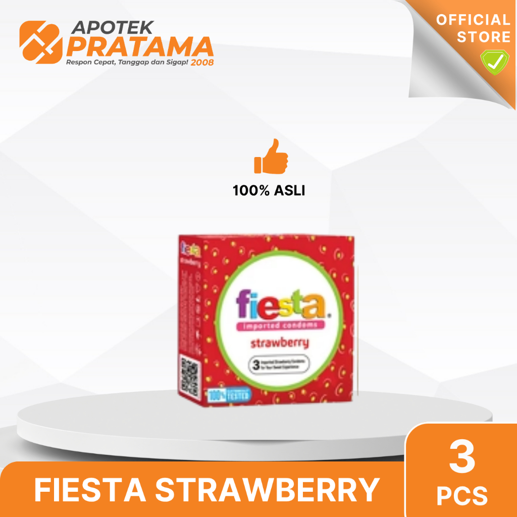 FIESTA STRAWBERRY ISI 3 / FIESTA KONDOM