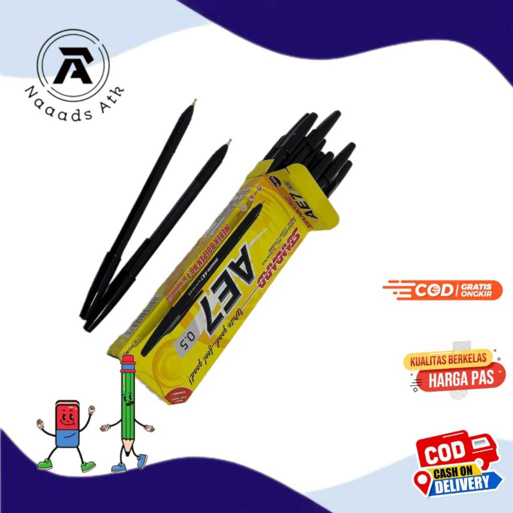 

Ballpoint / Pulpen Standard AE7 1 Pack / 12 Pcs