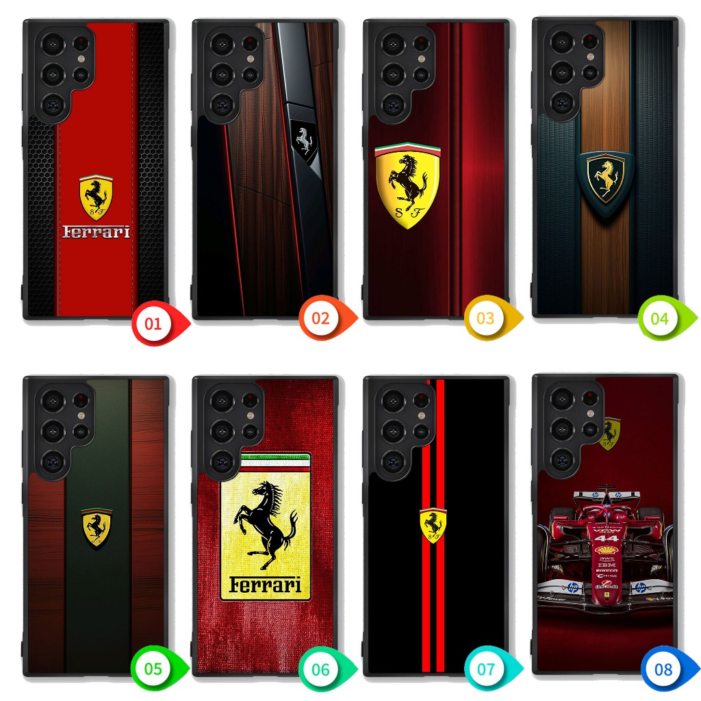 Case Samsung Galaxy S25 S24 S23 S22 S21 S20 Note 20 10 Ultra Plus FE Edge Ferari IC0052