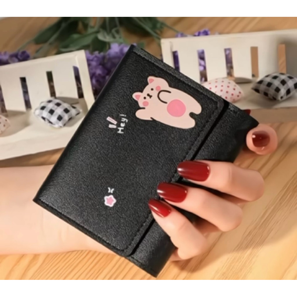 DOMPET KECIL/DOMPET WANITA/DOMPET KECIL LIPAT MODEL KOREA