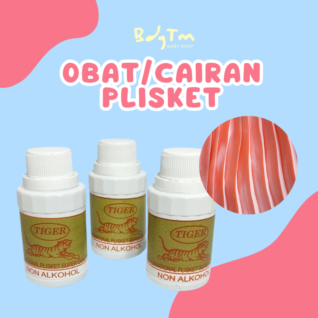 [BDGTM] Obat Plisket Cap Tiger - Obat plisir baju - Obat lipat baju Obat Plisket