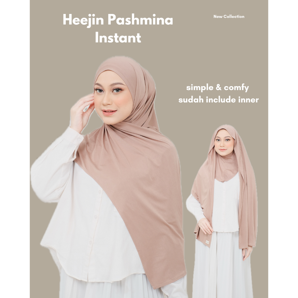 Hansoul | Heejin Pashmina Instant | Pashmina kaos malay instant | Pashmina Kaos Rayon Instant