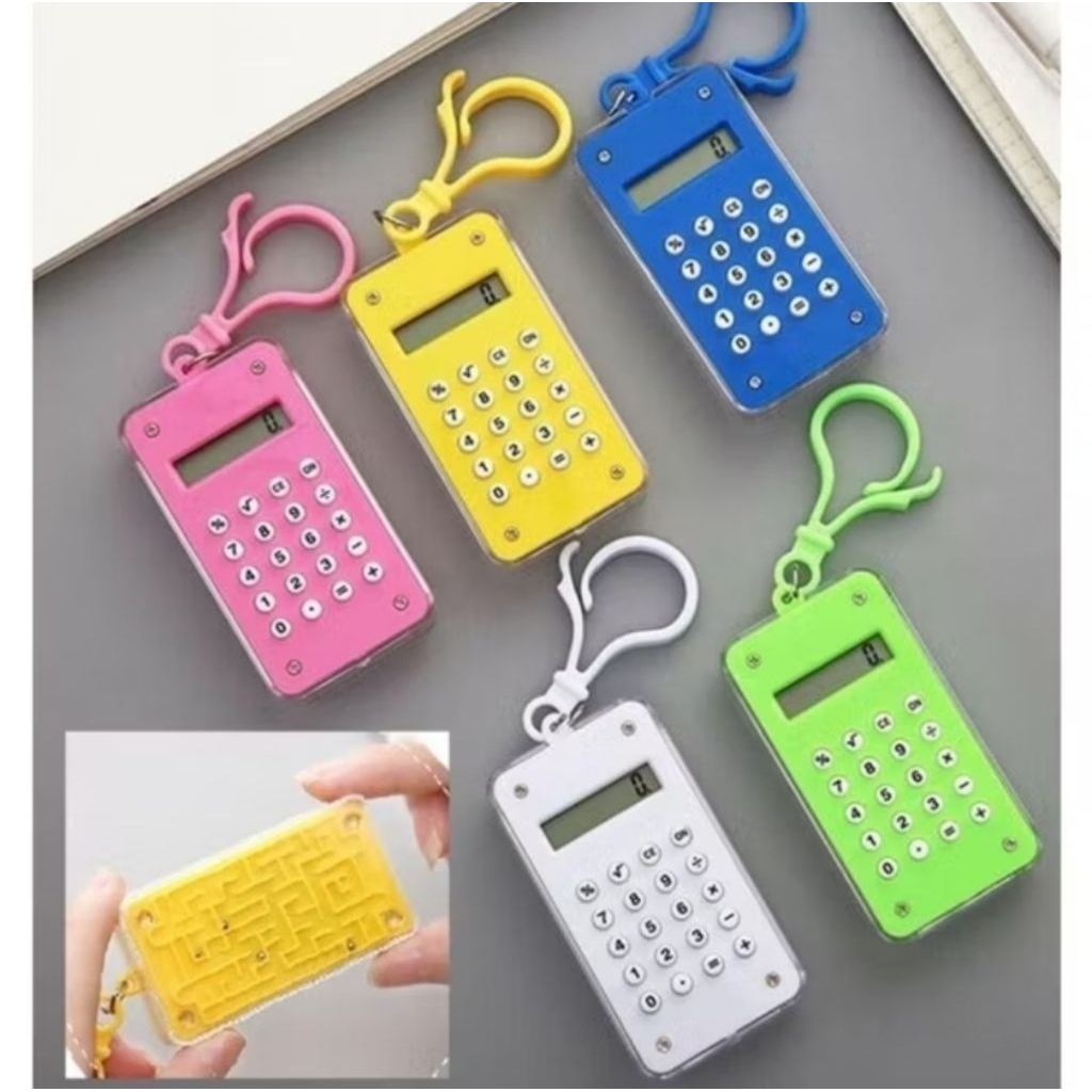 

GANTUNGAN KUNCI KALKULATOR CALCULATOR MINI SLIM MAINAN MAZE KEYCHAIN