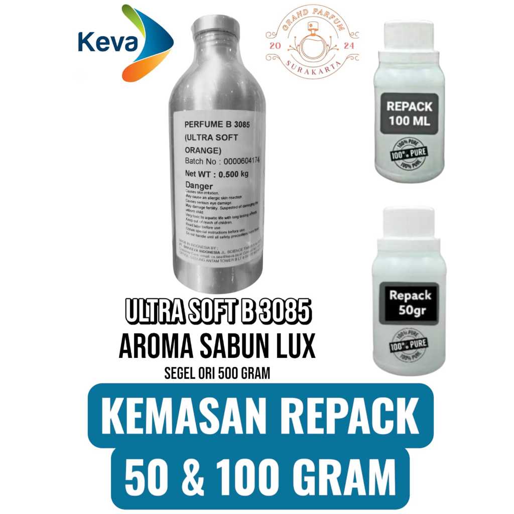 [REPACK] ULTRA SOFT ~Sabun Lux~ BY KEVA BIBIT PARFUM MURNI KEMASAN 50 & 100 GRAM ORIGINAL PABRIK.