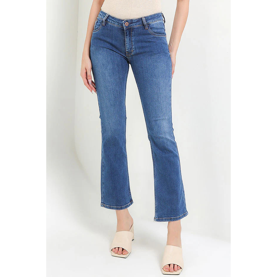 Celana Jeans Wanita Cutbray Bootcut Cardinal GBCBC00186F 16B Amigo