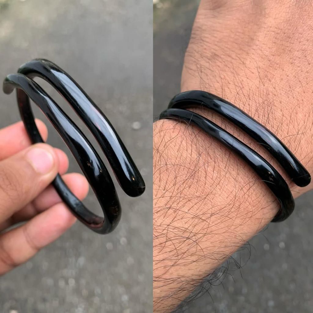 Gelang akar bahar hitam size kantoran