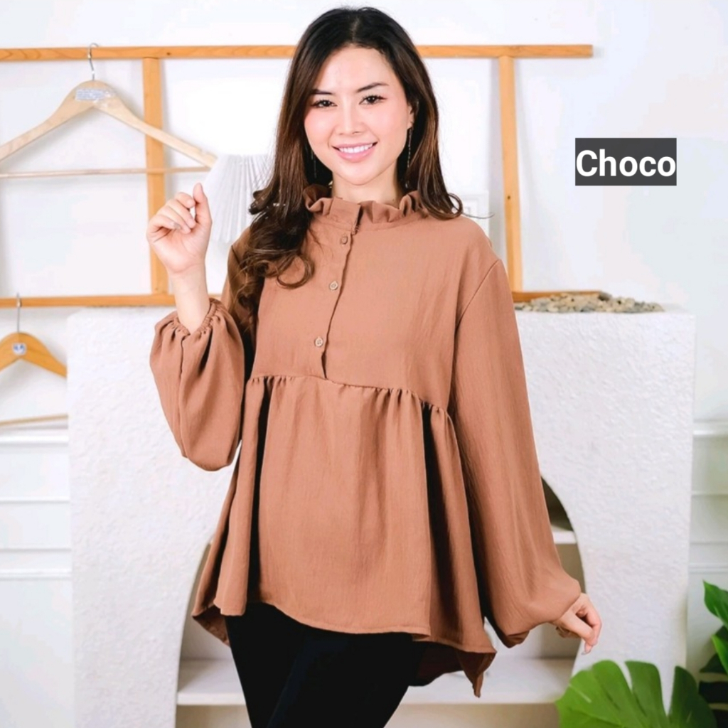 Blus Wanita | Atasan Blouse | Baju Wanita Blouse Aneka Model