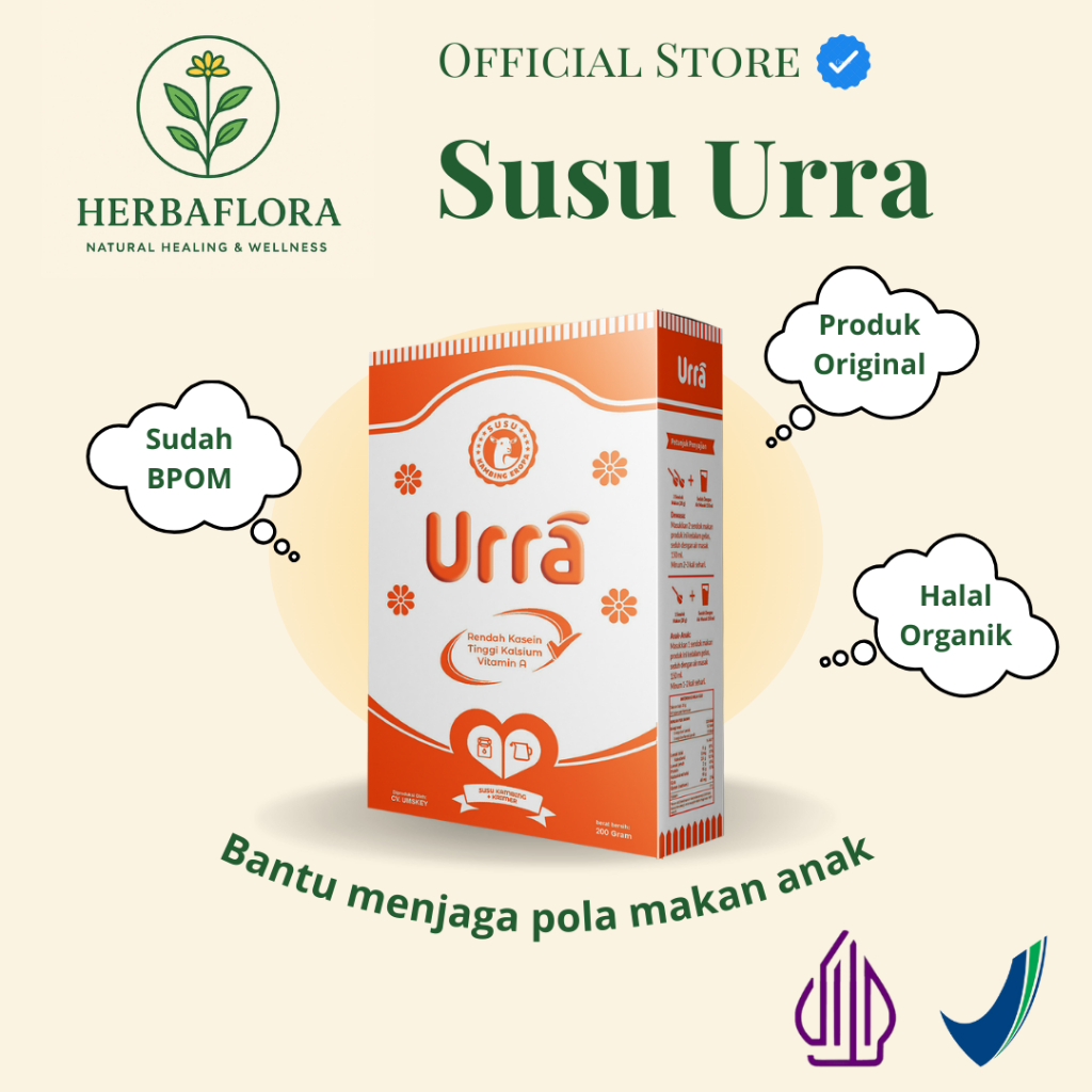 

SUSU URRA - SUSU KAMBING ASLI UNTUK MENAMBAH NAFSU MAKAN, BERAT BADAN, MENCEGAH STUNTING - 200GR