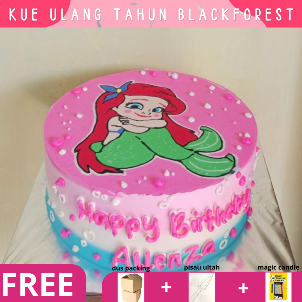 

Kue Ulang Tahun / Blackforest / Kue Ultah / Karakter / Birhday Cake / Cake Ultah / Kuromi / Coklat