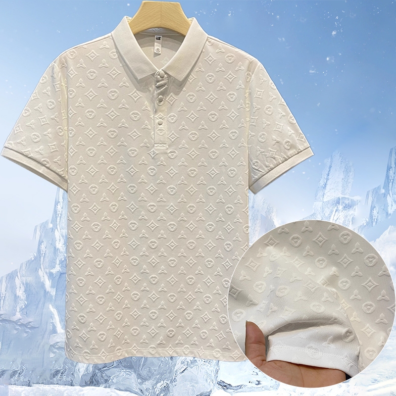 Kaos polo pria premium Lengan Pendek kaos ice silk pria original 100% kaos polo pria Kerah Pola Keme