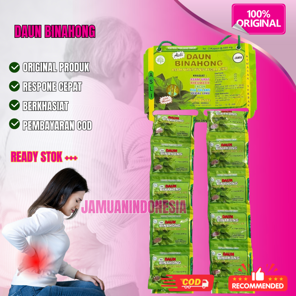 

Daun Binahong Kapsul Renceng 20 Sachet Original