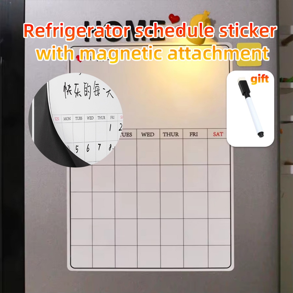 

1set schedule board aesthetic Serbaguna untuk meninggalkan pesan dan check-in papan tulis magnetic/ schedule board magnet