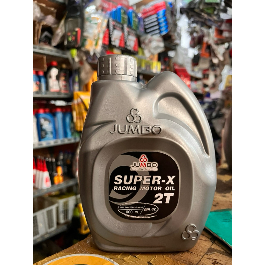 Oli jumbo 2t oli samping jumbo 2t super-x racing motor oil 0,8 800ml