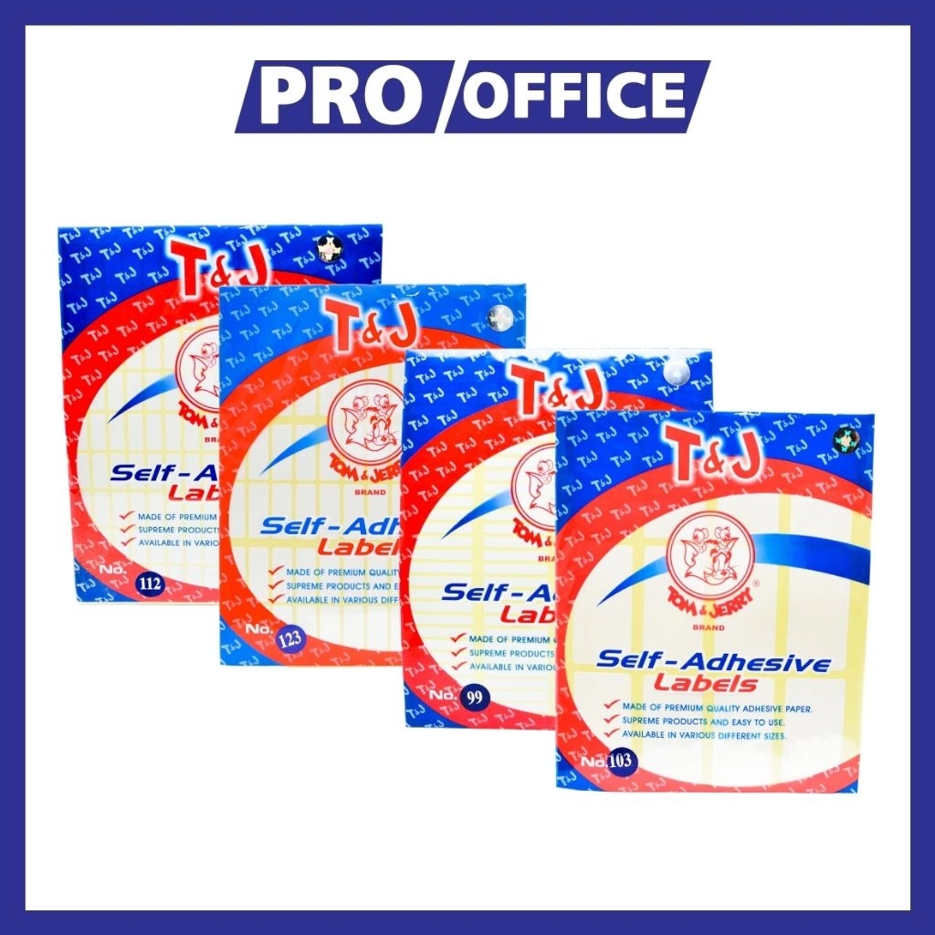 

ProOffice - Labels Tom & Jerry isi 10 lembar per pack