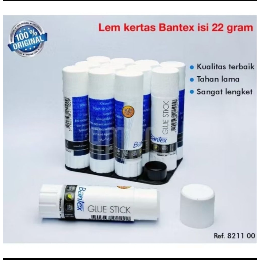 

LEM STICK 22GR BANTEX ( HARGA 1 PCS )
