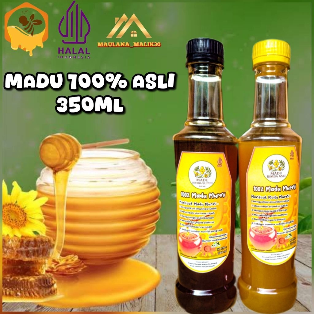 

[MADU 100% MURNI] MADU RIMBA SUPER 350ML COCOK UNTUK ANAK ANAK DAN ORANG DEWASA