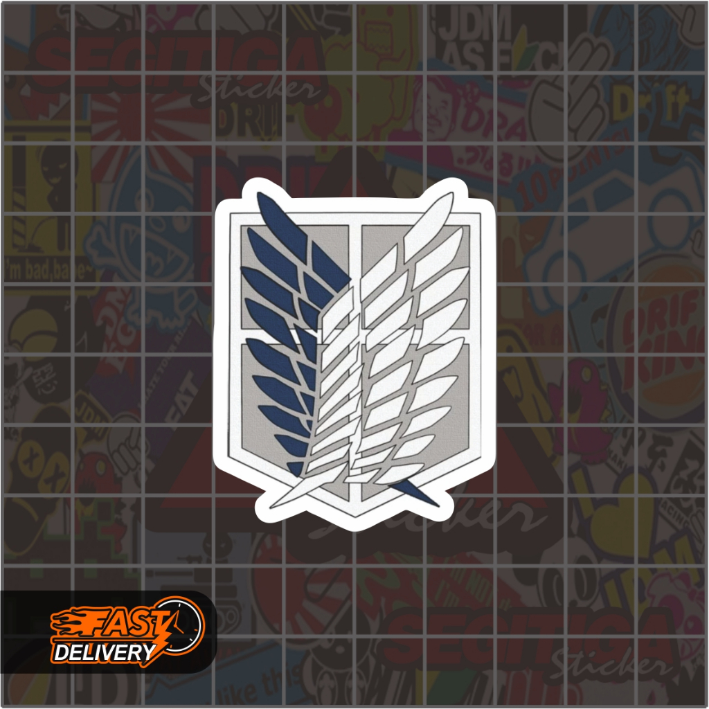 

Sticker AOT Attack On Titan Ukuran 4 x 5 Cm