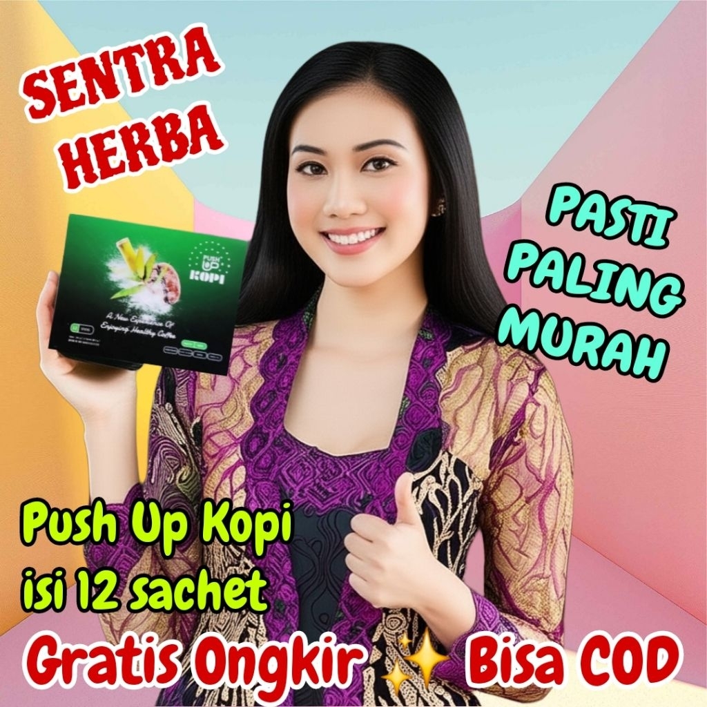 

Push Up Kopi (kotak HIJAU) isi 12 sachet /box. PUKO12