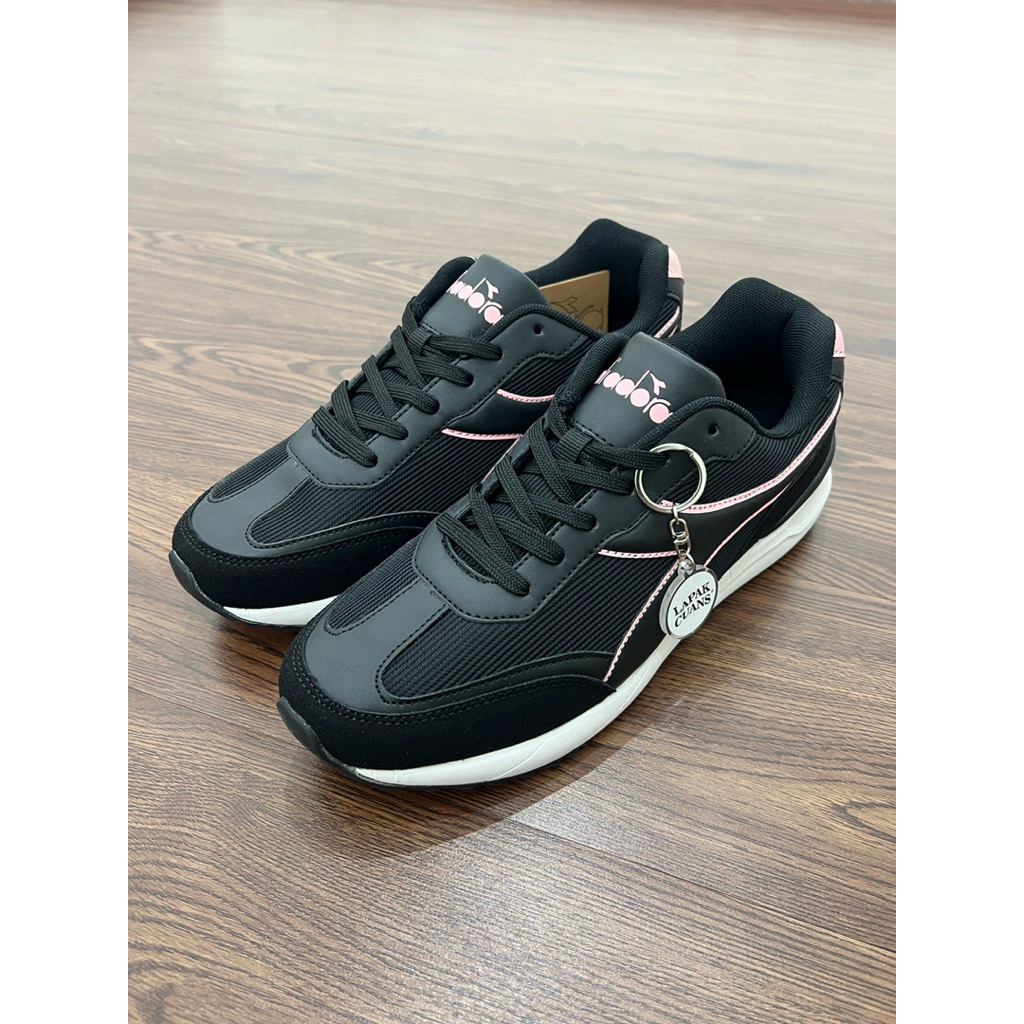 Diadora Casual Nolin Black Pink (RESMI PT. MAP)