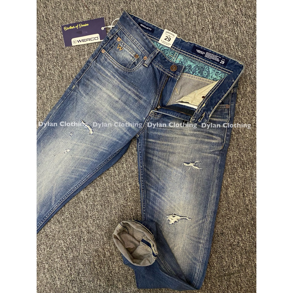 Celana Sobek werco | celana panjang pria | brand lokal original