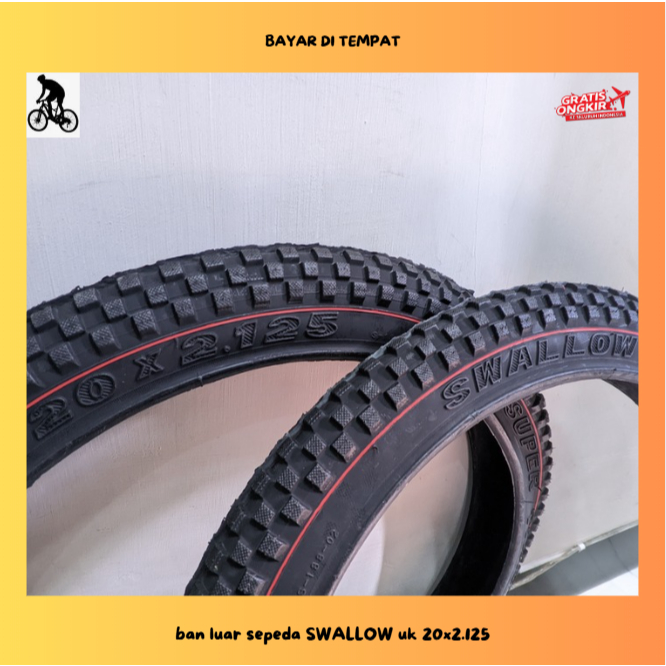 ban luar sepeda swallow uk 20x2.125