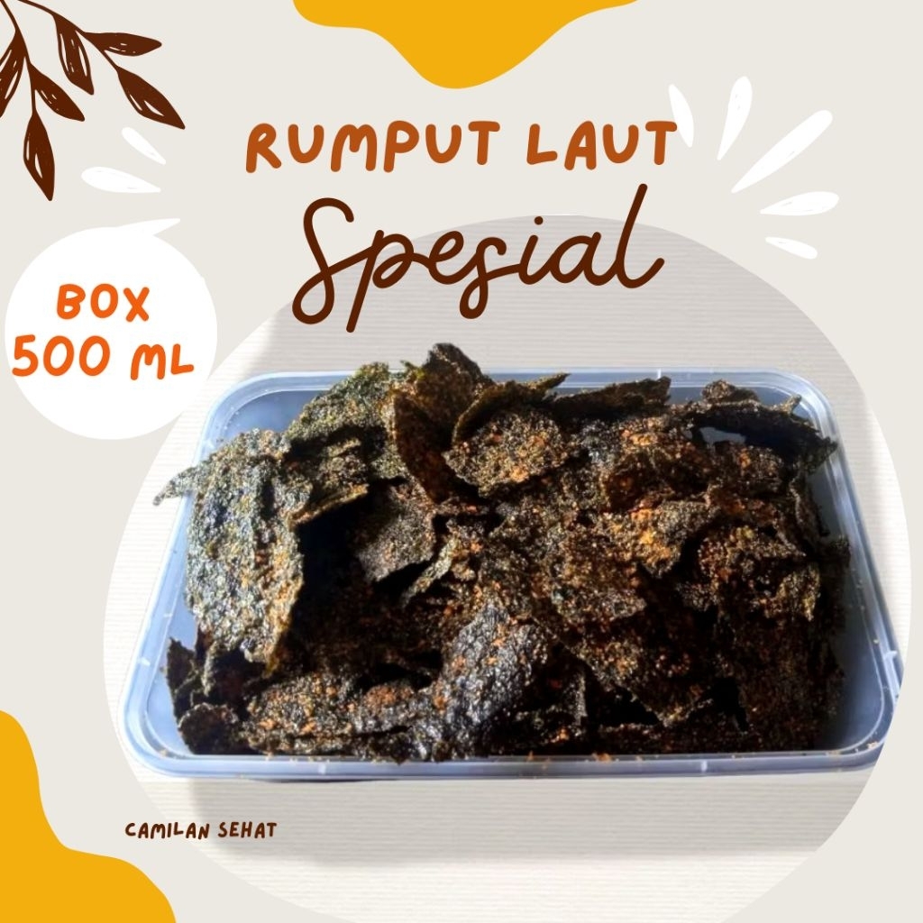 

Rumput Laut Nori Ukuran Box 500 ml READY