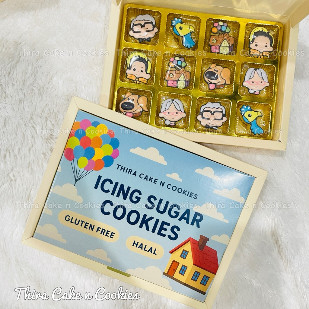 

special 9.9 GLUTEN FREE kukis UP cookies movie disney karakter kue kering icing sugar cemilan