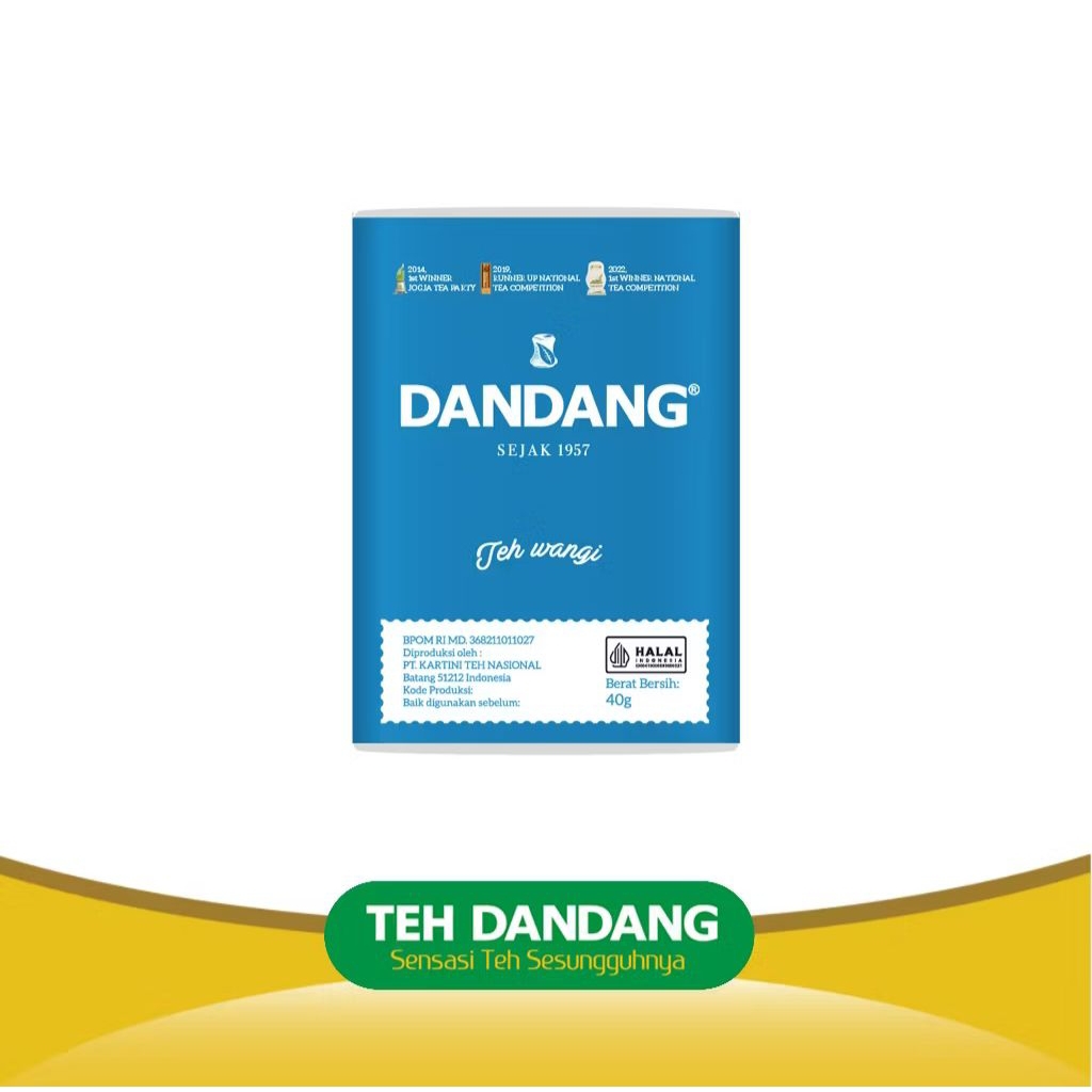 

teh dandang biru 40 gram - teh tubruk kemasan kecil