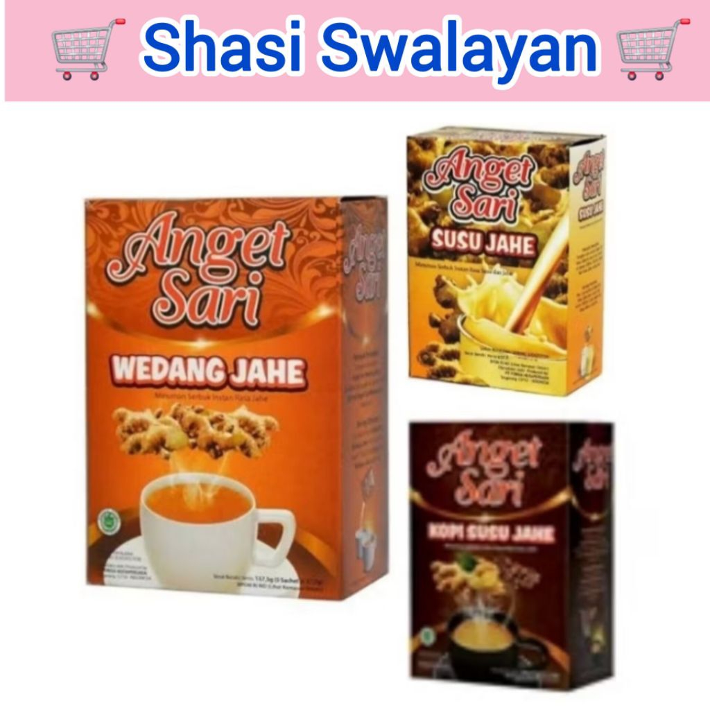 

ANGET SARI 5 Sachet - Kopi/ Susu/ Wedang Jahe