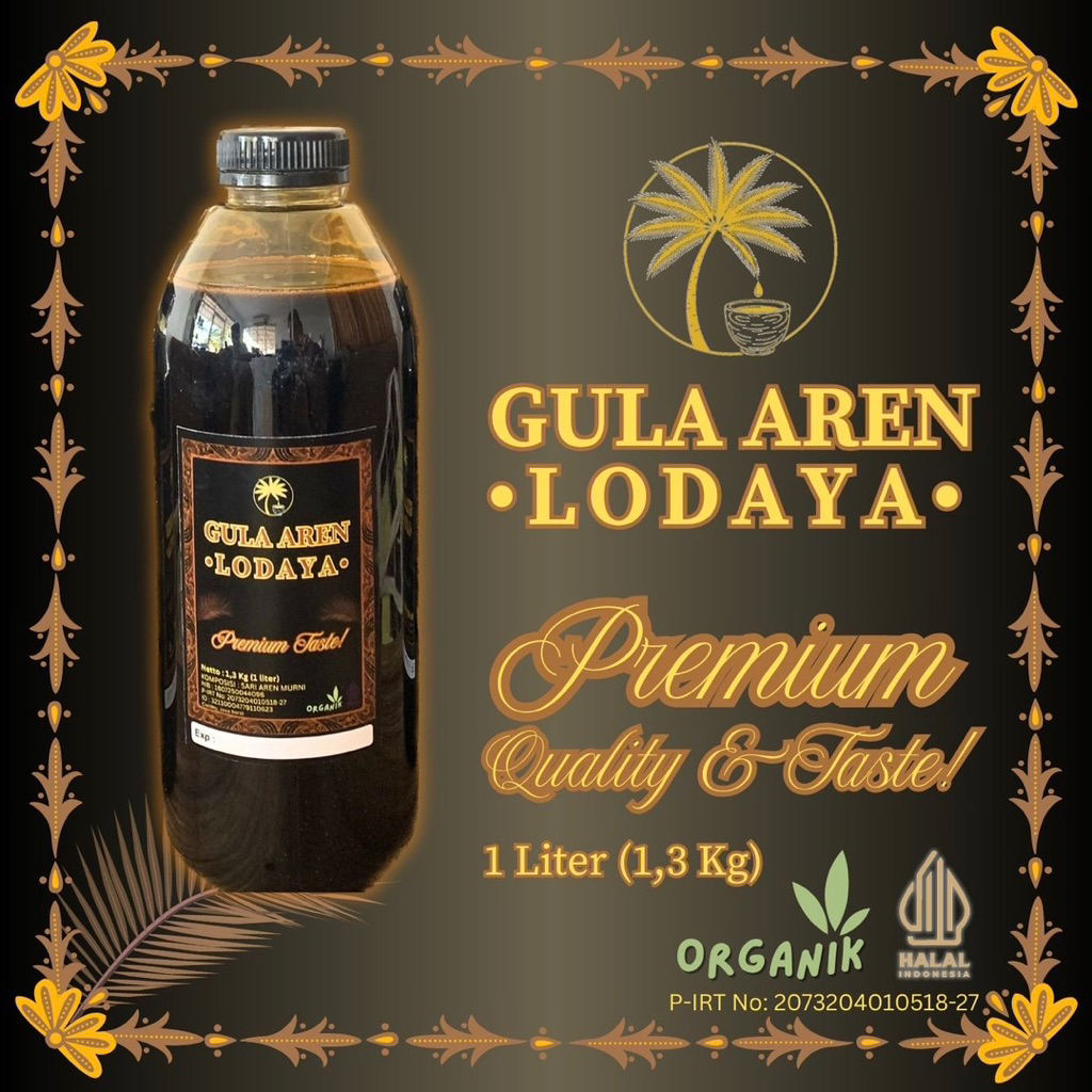 

Gula Aren Cair Lodaya Parahyangan, Premium Grade A, Sangat kental, 1liter