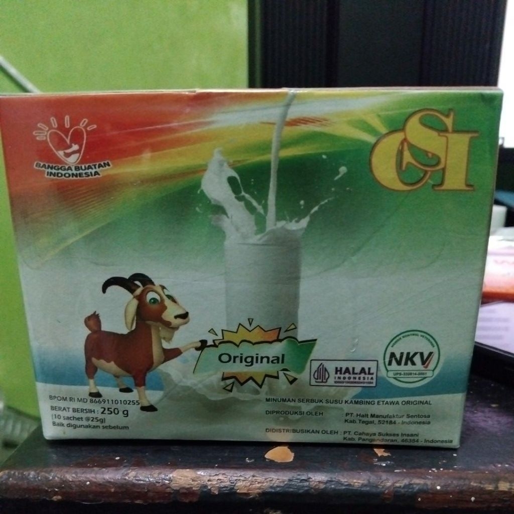 Susu Kambing Etawa Solusi Hidup Sehat Tanpa Obat 1 Box isi 10 saset