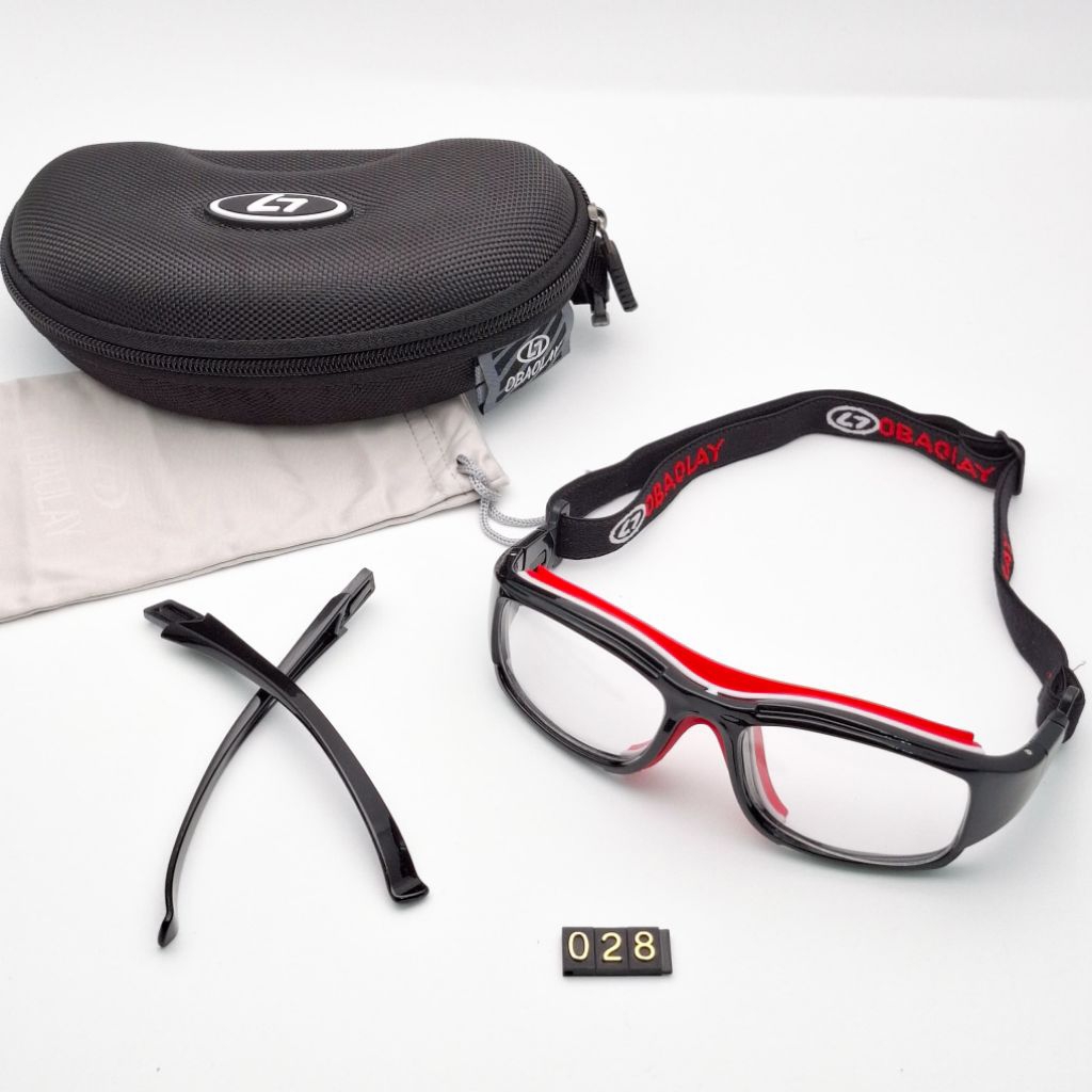 kacamata futsal dua gagang free lensa min