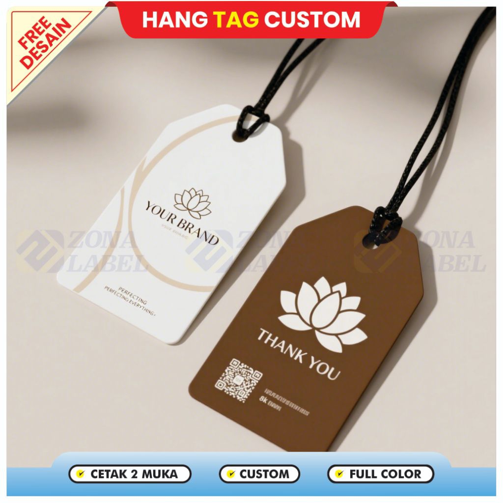 

Gratis Desain Hangtag Label Baju Premium | Custom Hangtag Baju