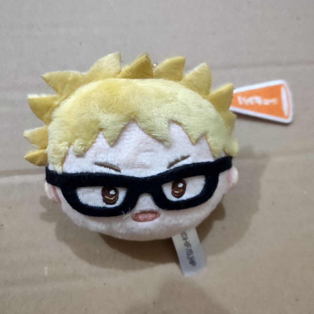 Keychain Haikyuu Tsukishima Kei doll Ring Bell